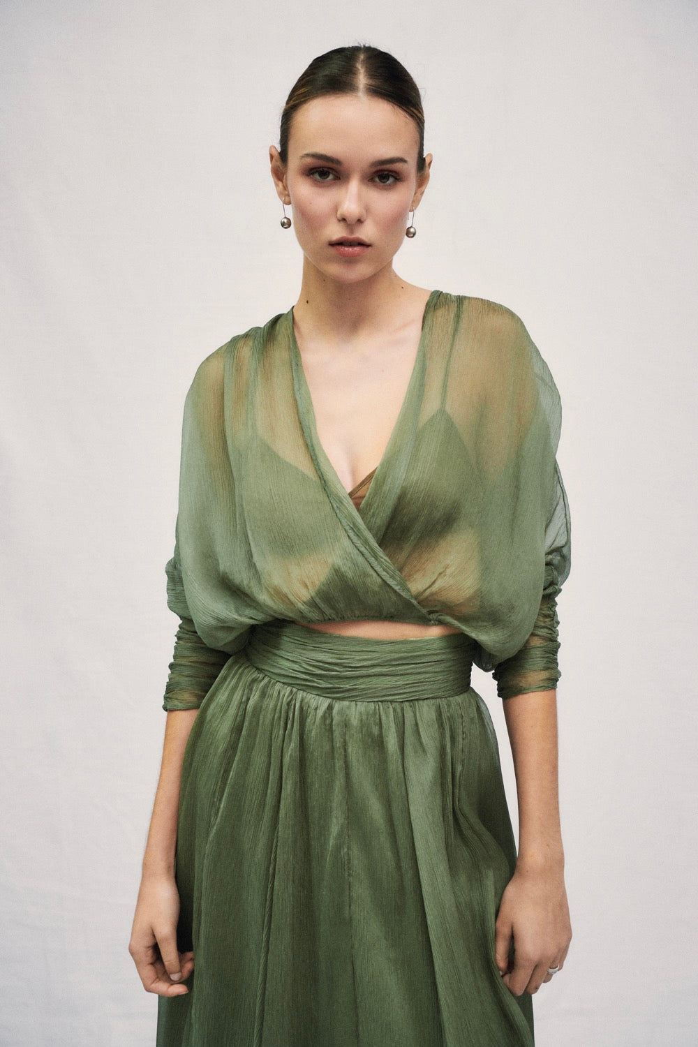 <tc>Caelum Green Anise Skirt</tc>