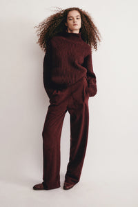 <tc>Dulcedo sweater burgundy</tc>