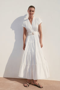 Pluma Dress white