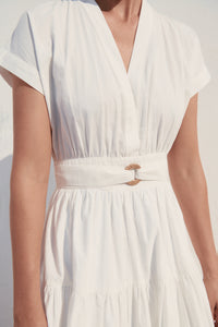 Pluma Dress white